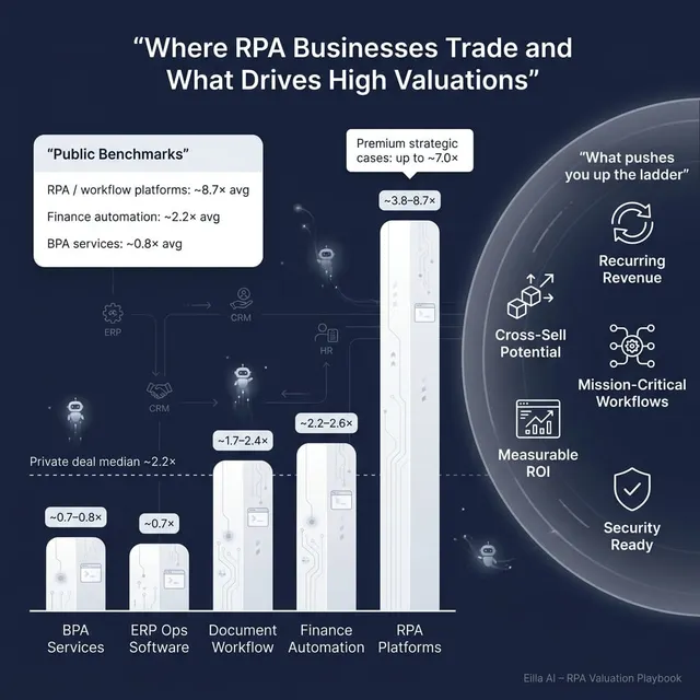 The Complete Valuation Playbook for Robotic Process Automation Businesses
