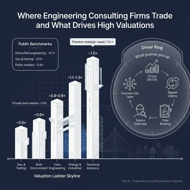The Complete Valuation Playbook for Engineering Consulting Businesses