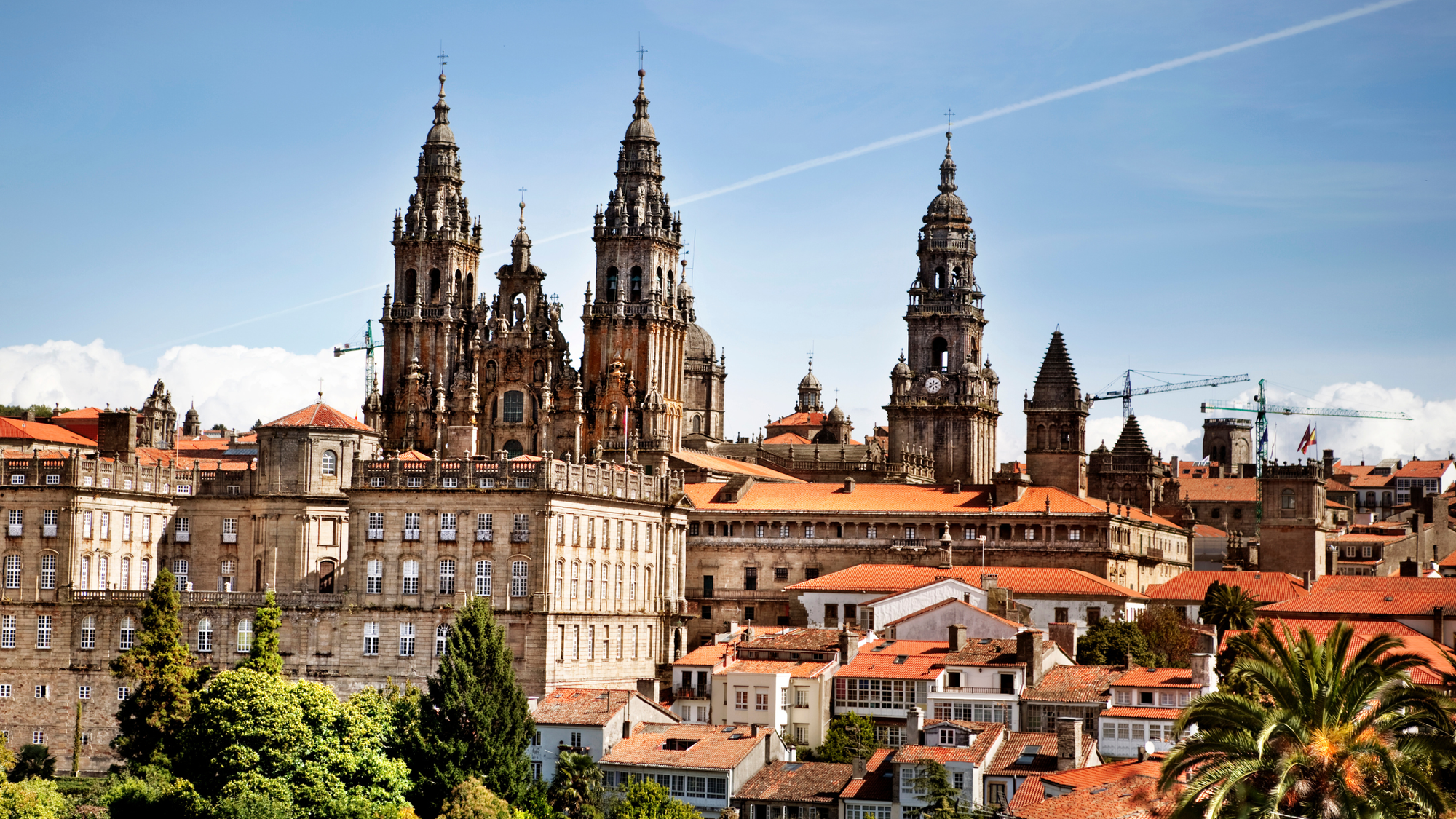 Santiago de Compostela s dětmi