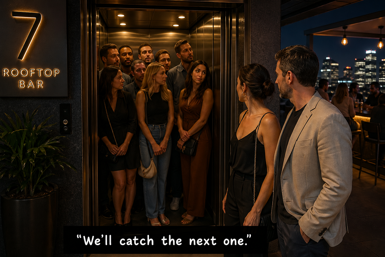 Nine Trapped in Downtown Elevator Rescued After Late-Night Ordeal