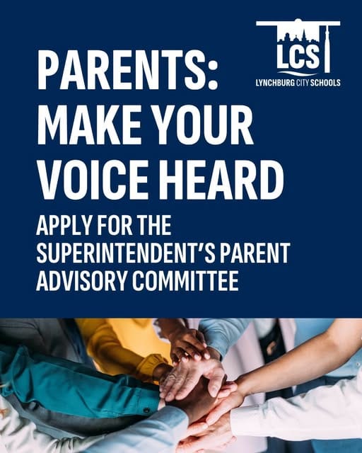 Lynchburg City Schools Seeks Members for Superintendent Advisory Committee