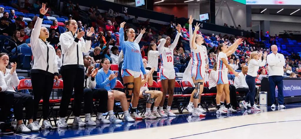 Liberty Women's Basketball Defeat Defending WAC Champion 72-44
