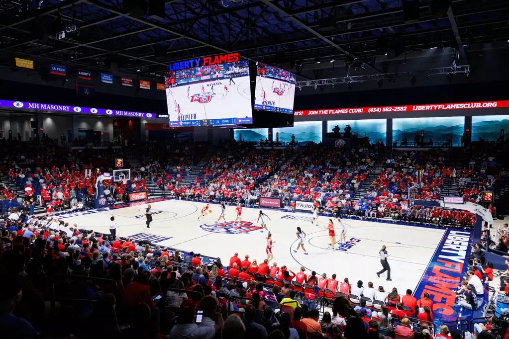 Duke Tops Liberty in Front of Record-Breaking Crowd at Liberty Arena