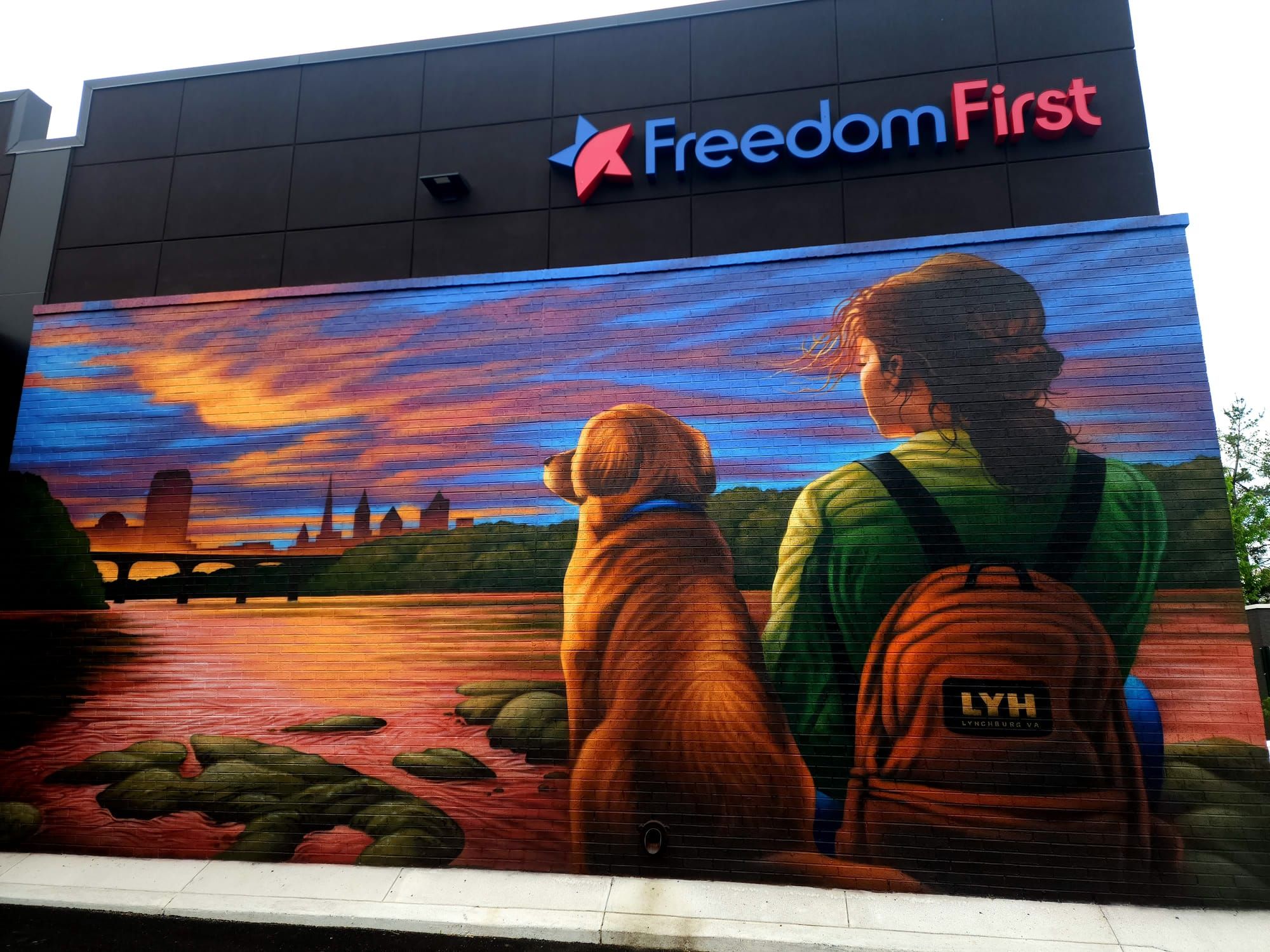 Freedom First’s New Mural Honors Lynchburg and the James River