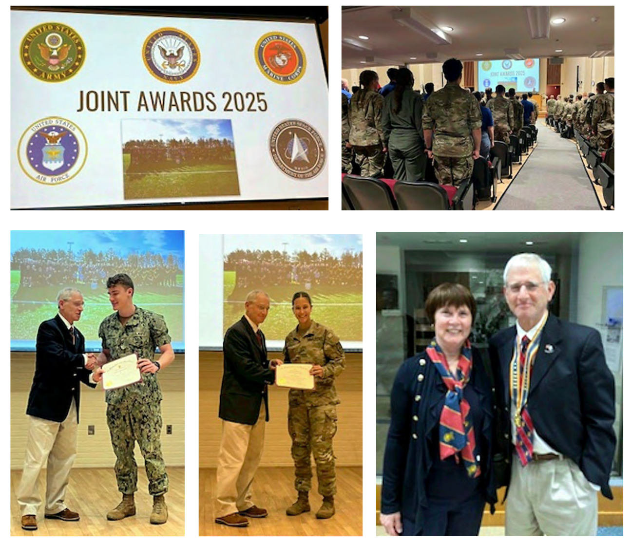 Retired Lynchburg Physician Presents ROTC Awards at a Joint Ceremony