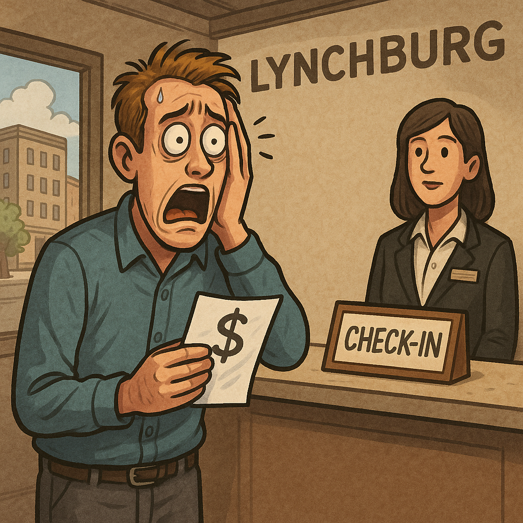Welcome to Lynchburg--Please Check Your Wallet at the Door