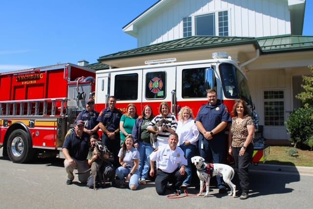 Lynchburg Fire Department and Lynchburg Humane Society Partner on Special Christmas Ornament Fundraiser