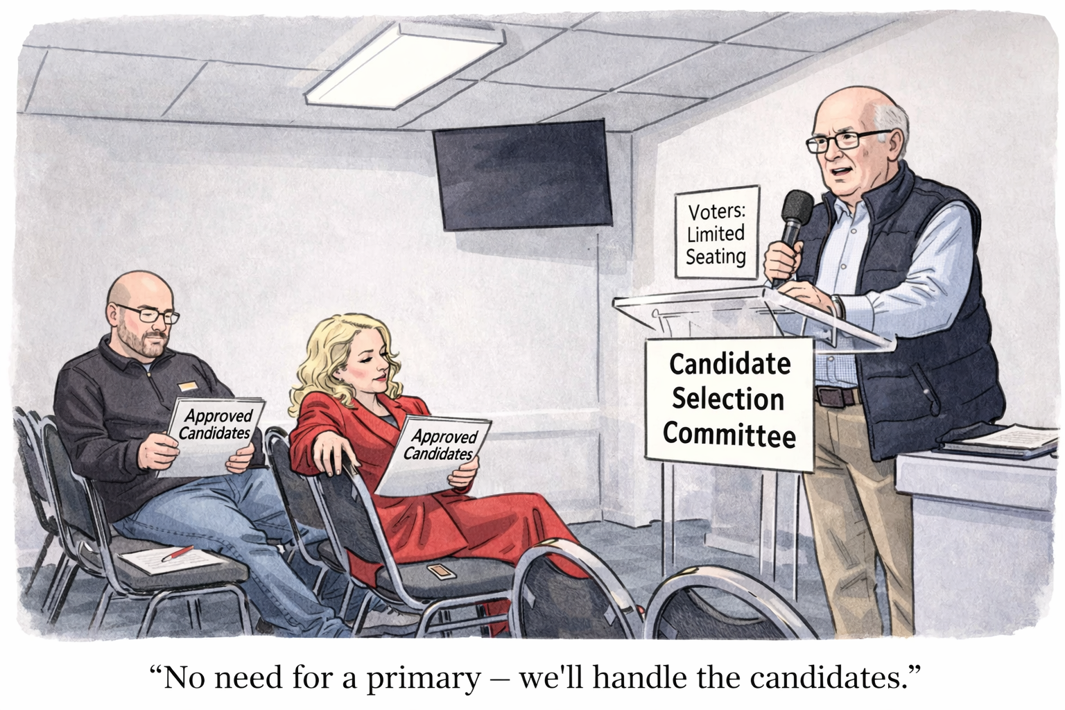 ...we'll handle the candidates.