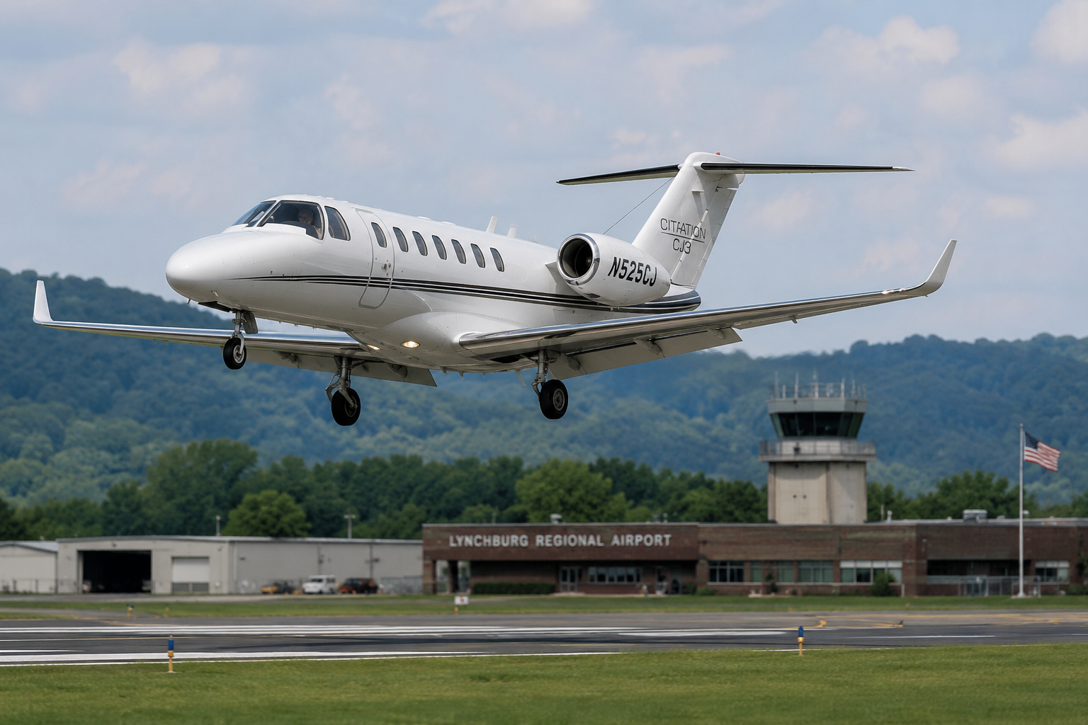High-End Private Jets Make Stops in Lynchburg