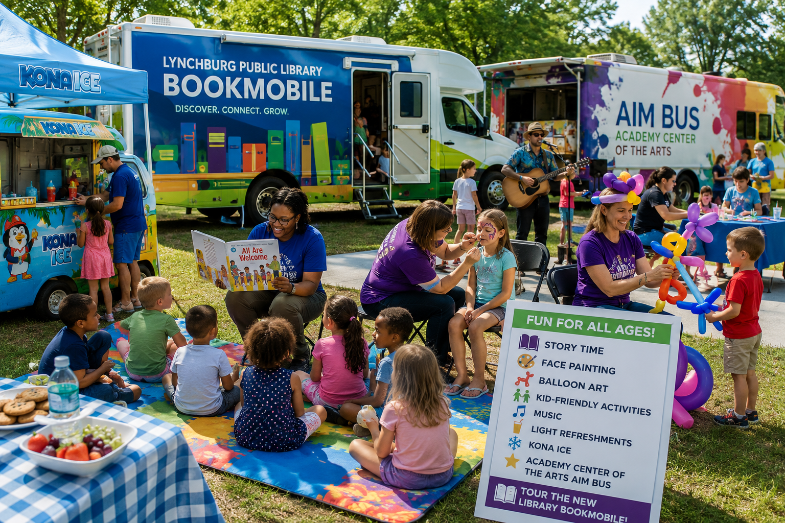 Friends of the Lynchburg Public Library to Host Bookmobile Bash at Miller Park