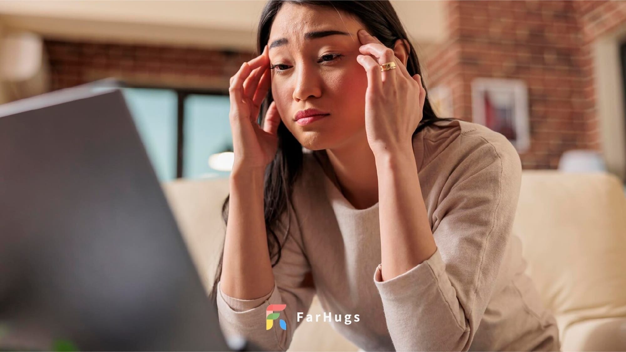 負面情緒影響生理示意圖