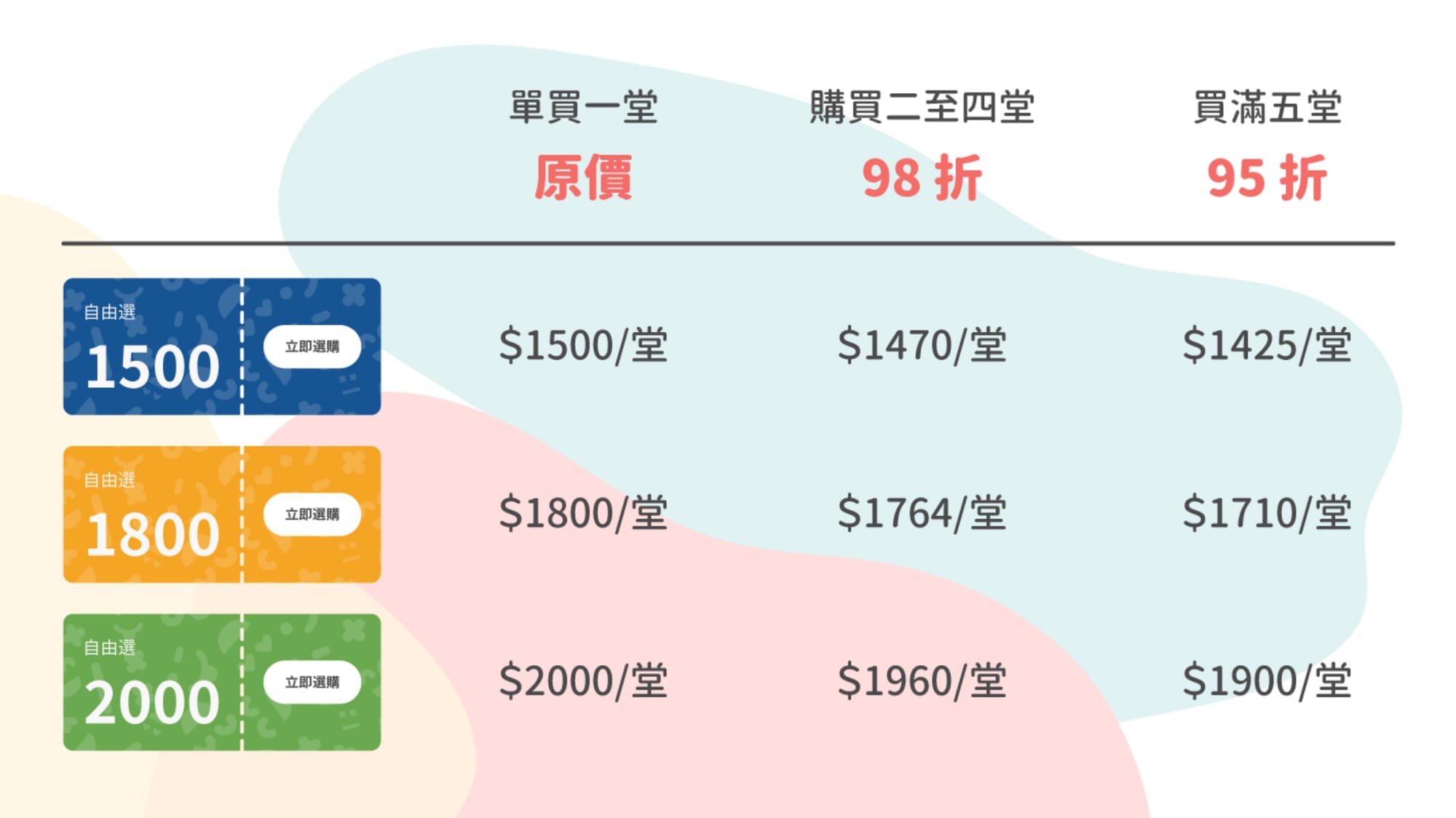 全新抱抱自由選,預約彈性多一點!