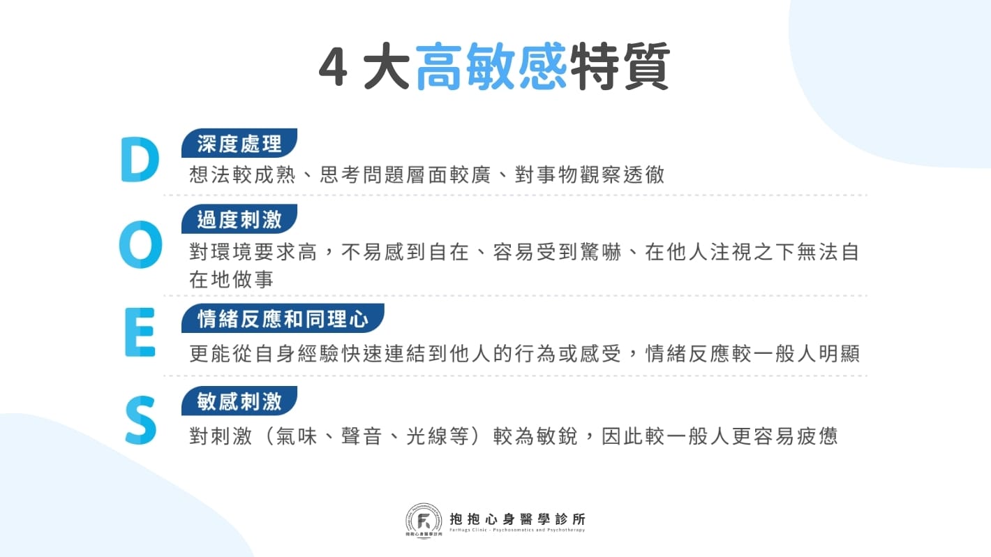 4 大高敏感特質