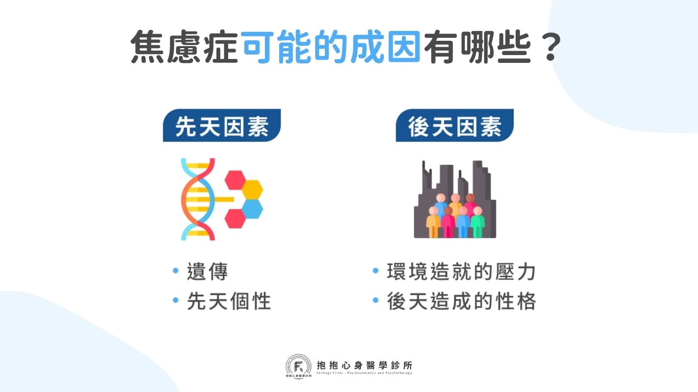 為什麼會有焦慮症？焦慮症原因有哪些？