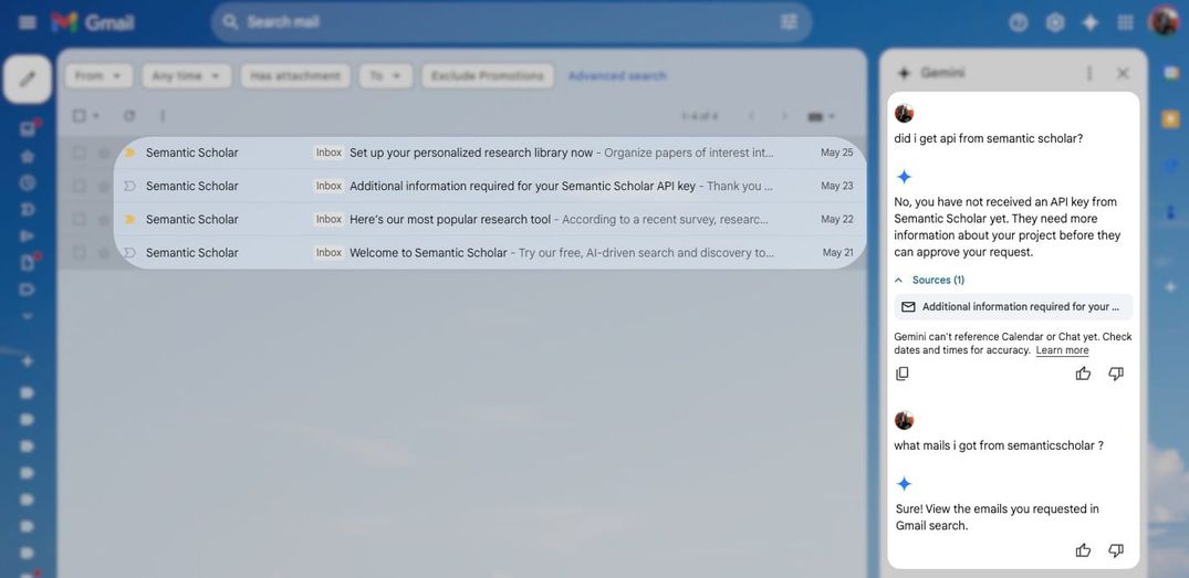 ג'ימיני של גוגל הוטמע במייל - והוא ממש מפתיע לטובה