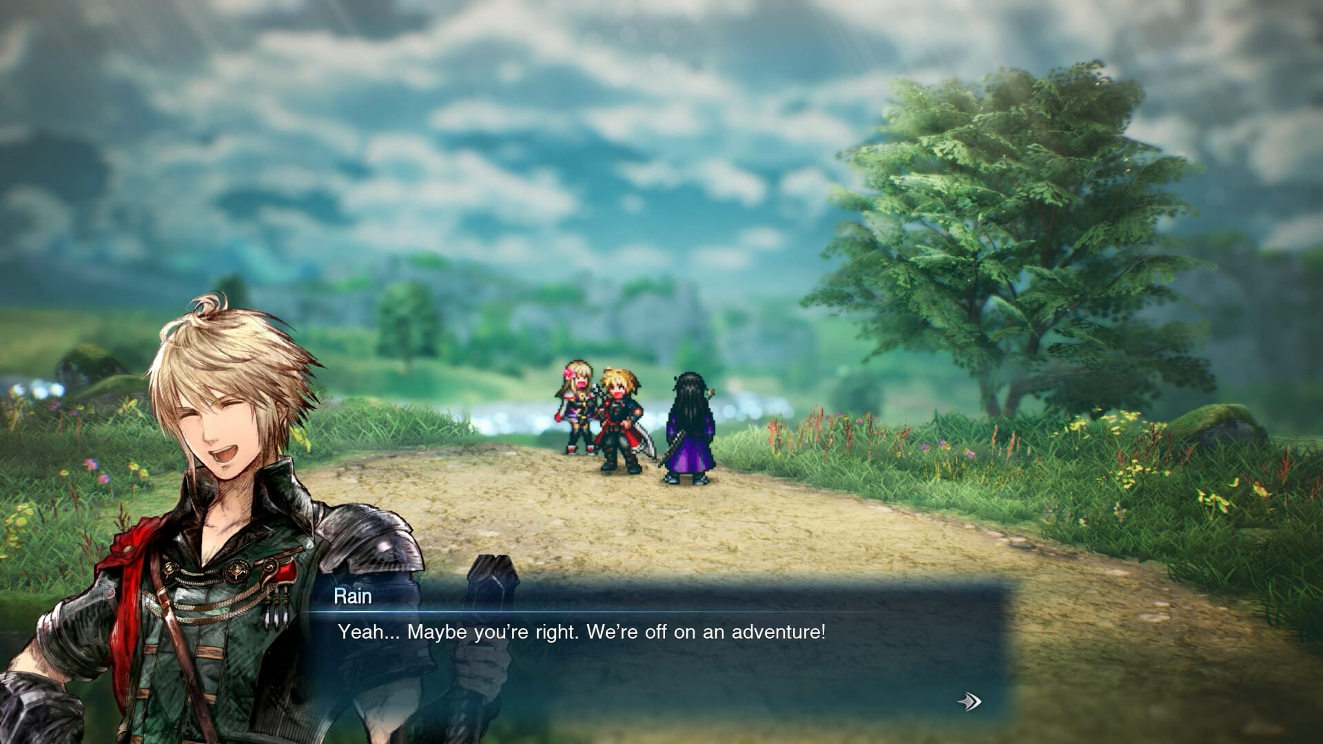 Záběr ze hry Final Fantasy Resonance