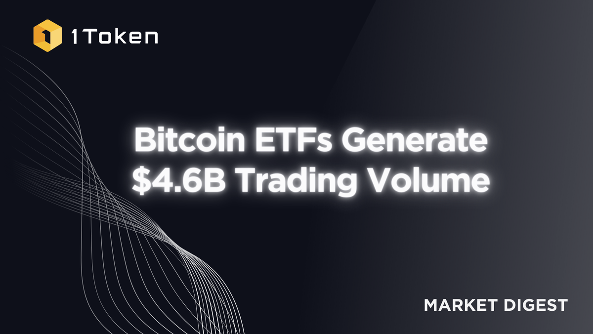Bitcoin ETFs Generate $4.6 Billion Trading Volume