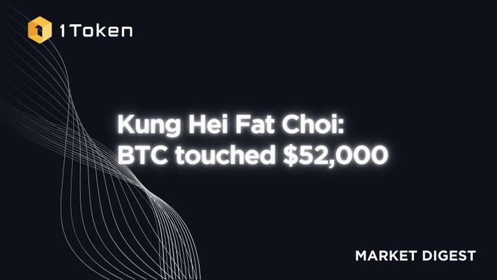 Kung Hei Fat Choi: Bitcoin touched $52,000