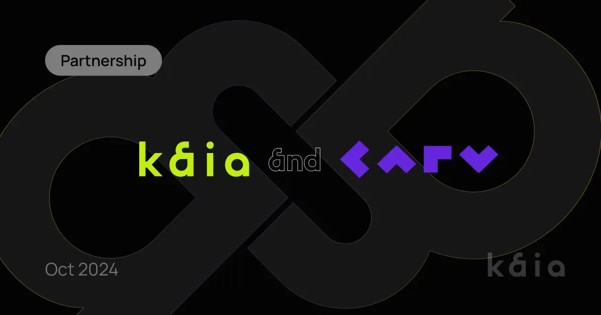 CARV’s data ownership and monetization layer is now live on Kaia