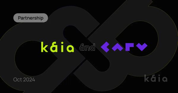 CARV’s data ownership and monetization layer is now live on Kaia