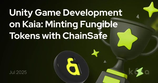 Unity Game Development on Kaia: Minting Fungible Tokens with ChainSafe