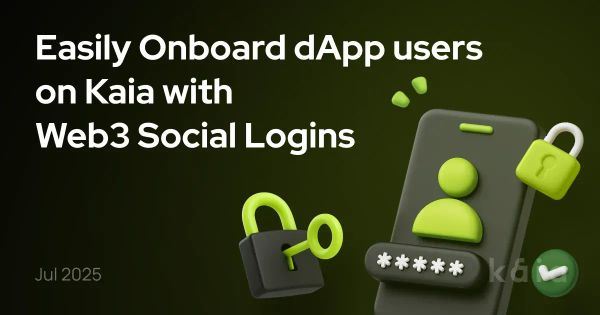Easily Onboard dApp users on Kaia with Web3 Social Logins