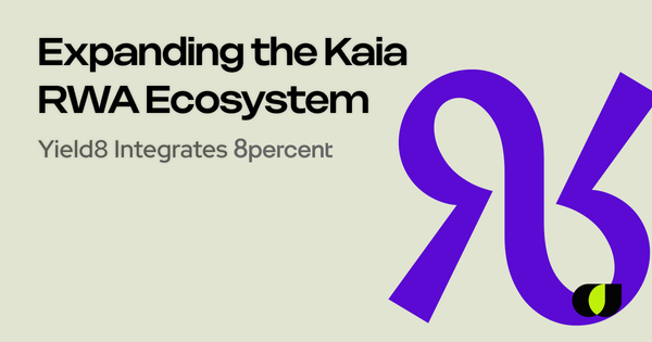 Expanding the Kaia Ecosystem: KIP’s Yield8 Fund Integrates 8percent