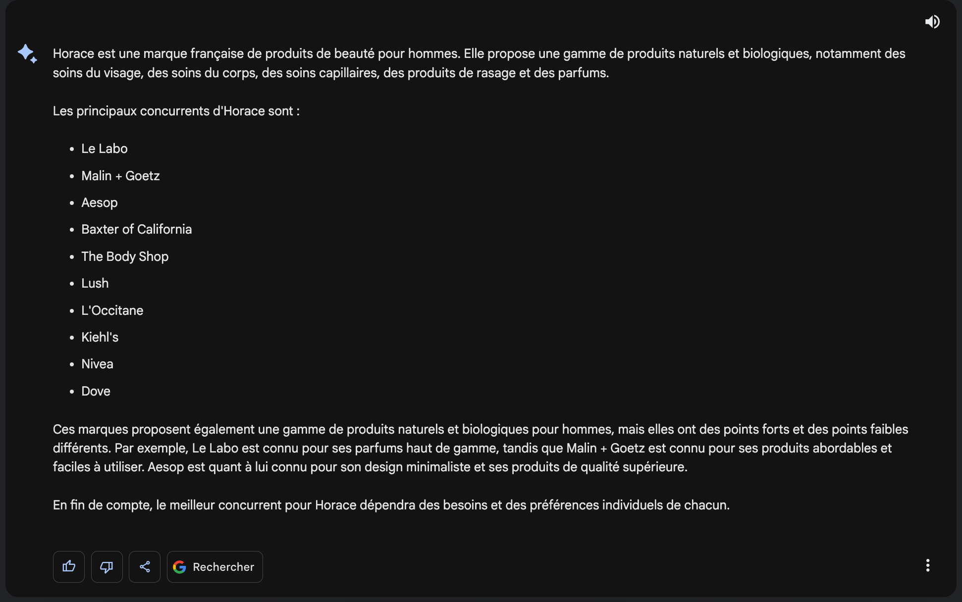 Bard Analyse Concurrentielle