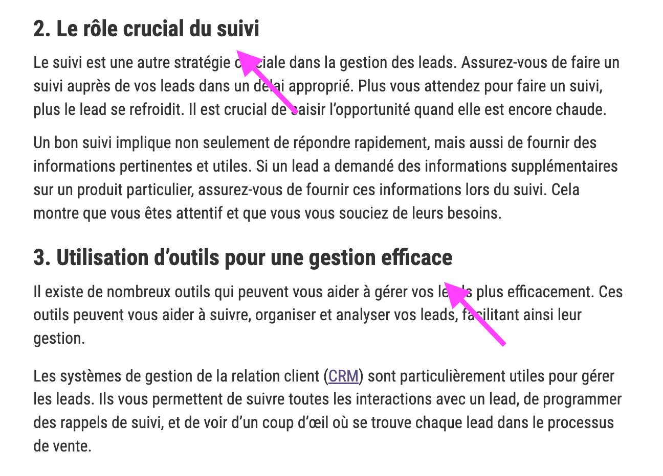 Sous-titres génériques
