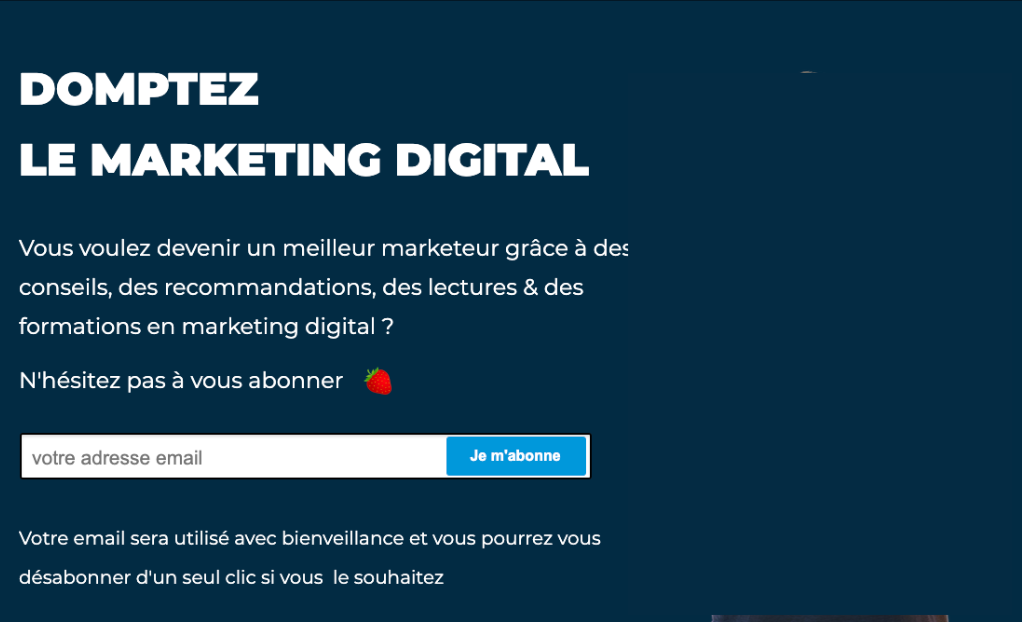Landing Page Stépahne Truphème