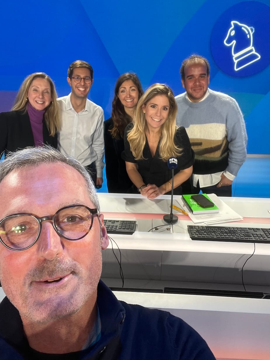 Sur le plateau BFM Business