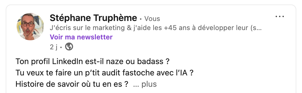 Post Linkedin