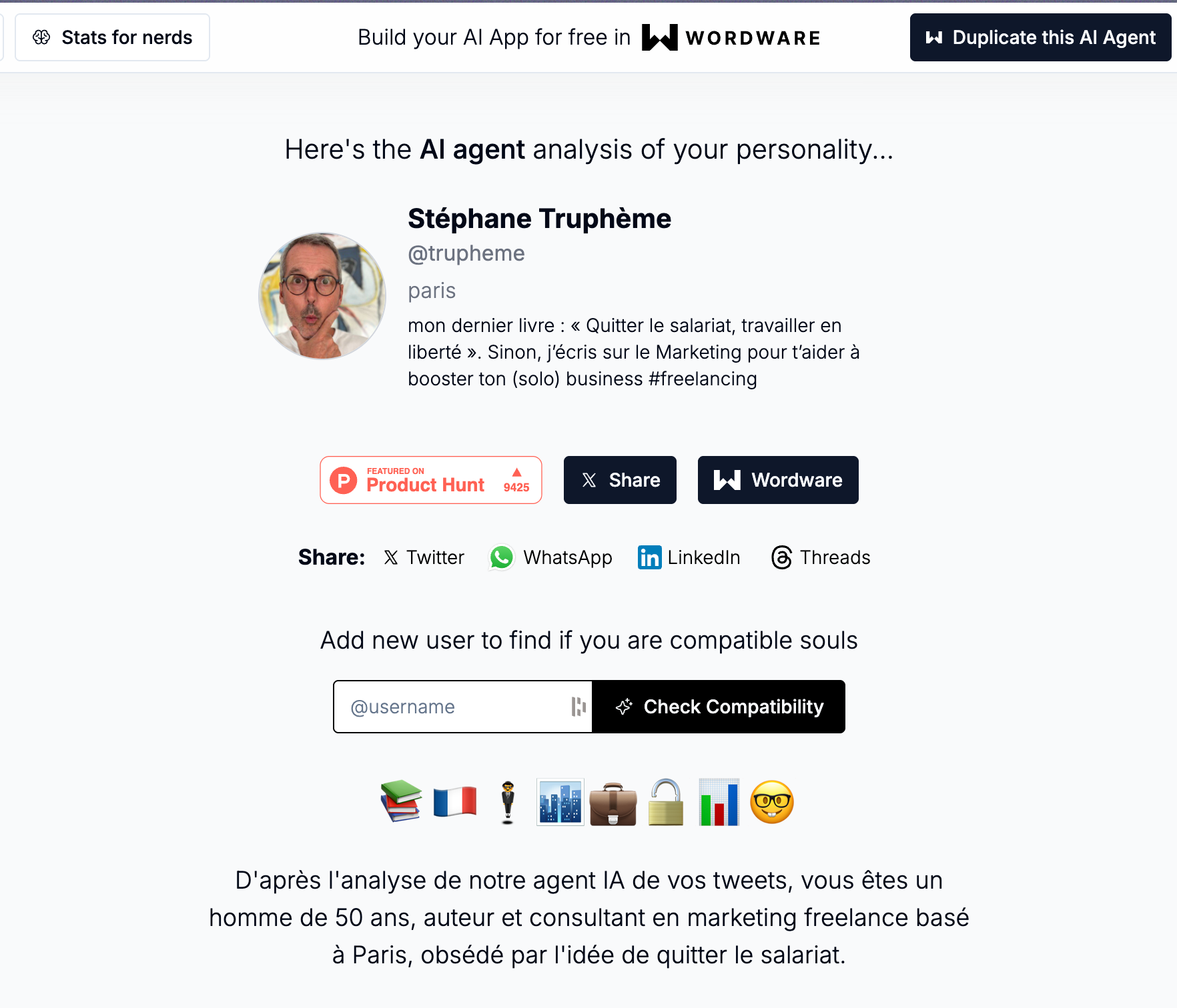 Twitter Roast - Exemple de mini-app pour générer des leads