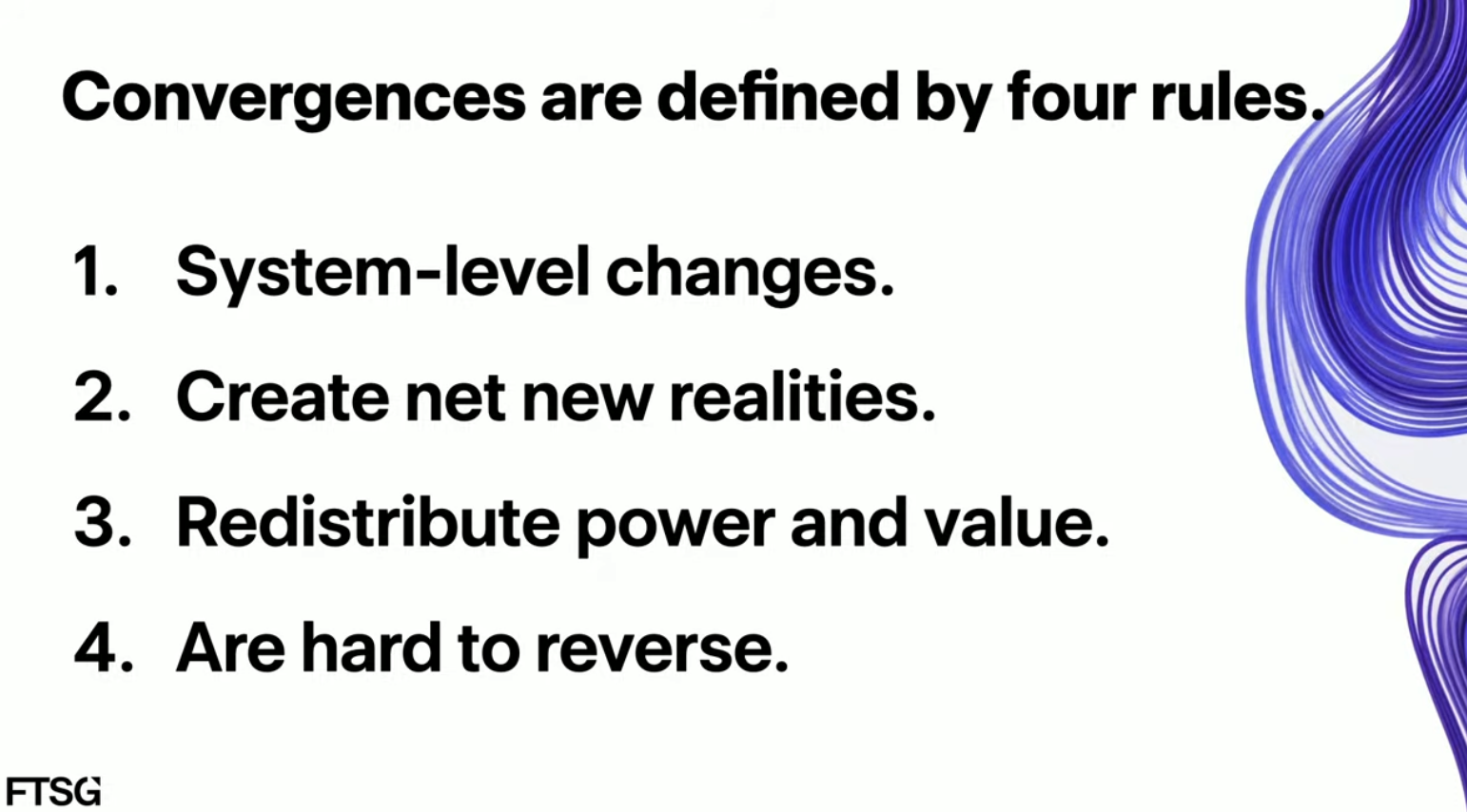 Les convergences définissent le nouvelle règles du jeu