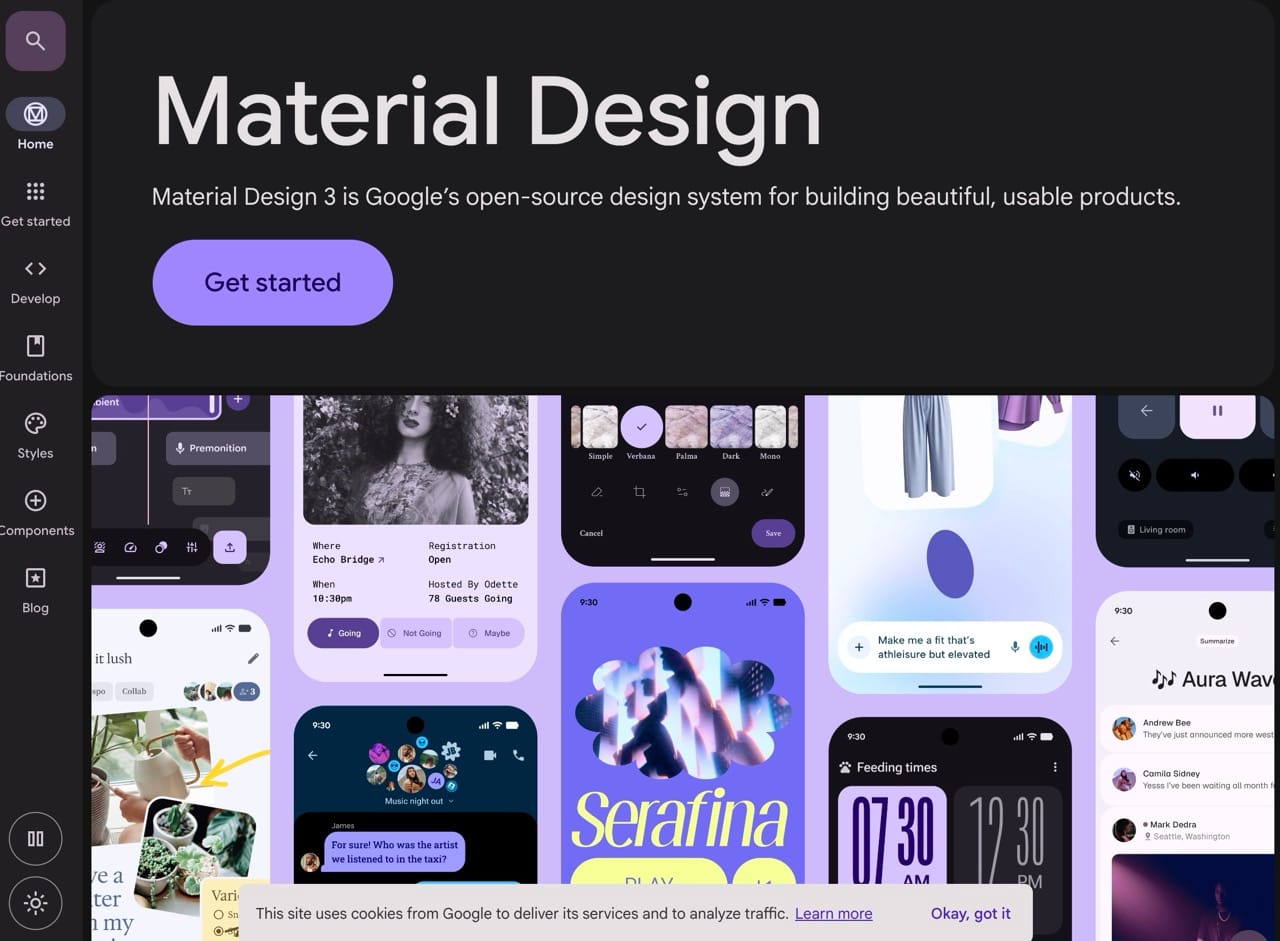 Material Desing (Google) le system design de Google en Open Source