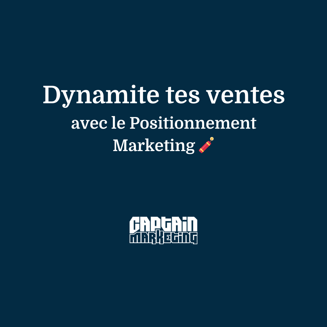 Positionnement Marketing selon April Dunford