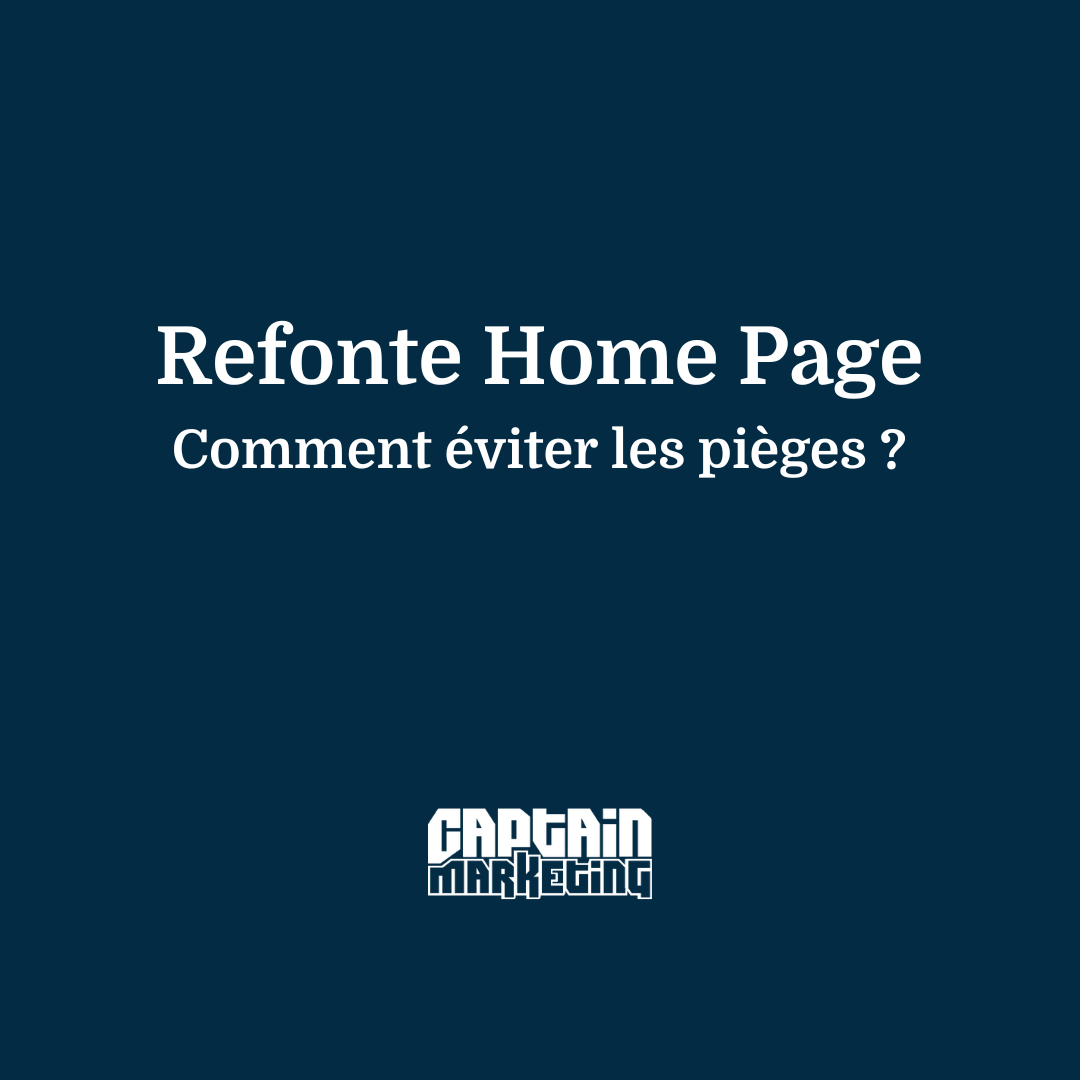 Refondre sa Home Page