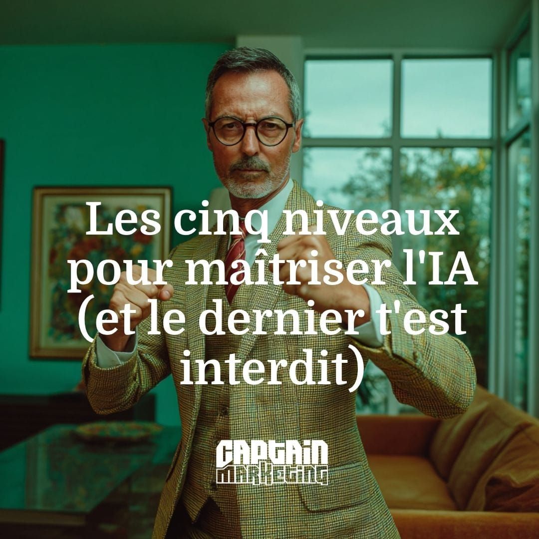 Les cinq niveaux pour maîtriser l'IA (et le dernier t'est interdit)