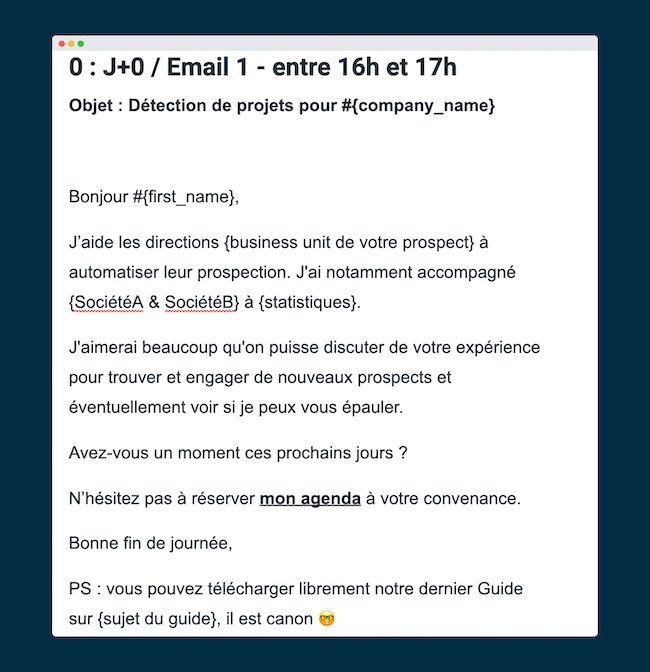 Séquence Email Outreach