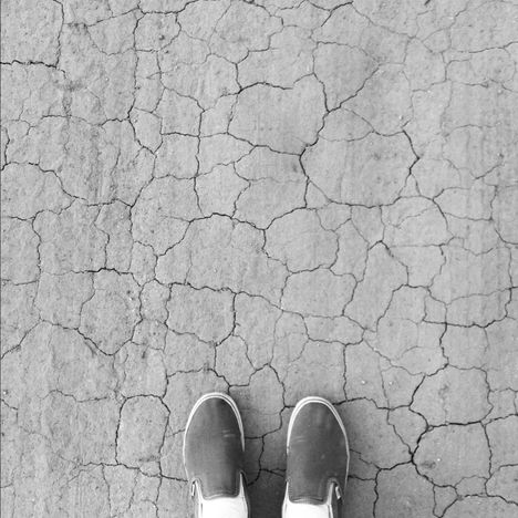 Mud cracks
