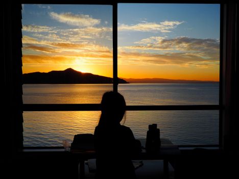 Sunrise silhouette