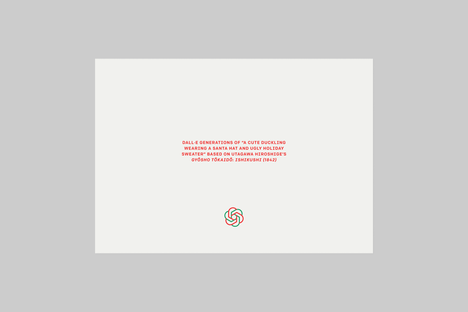 OpenAI holiday card (back)