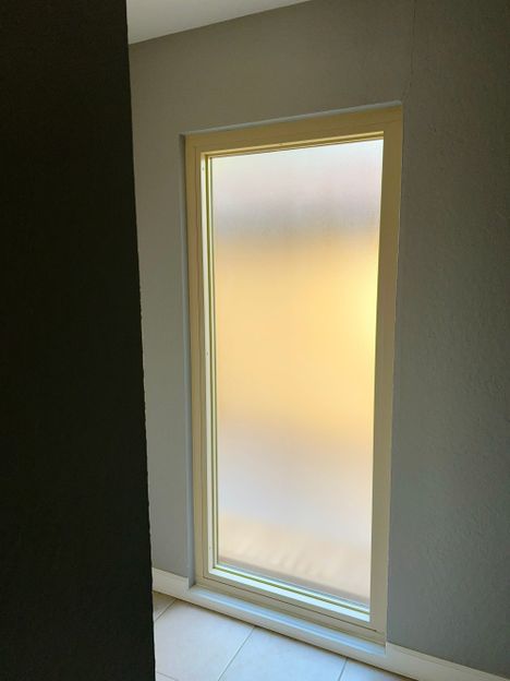 Frosted glass