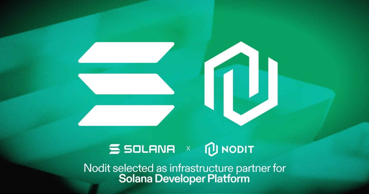 Nodit Joins Solana Developer Platform as First Asian Infrastructure Partner