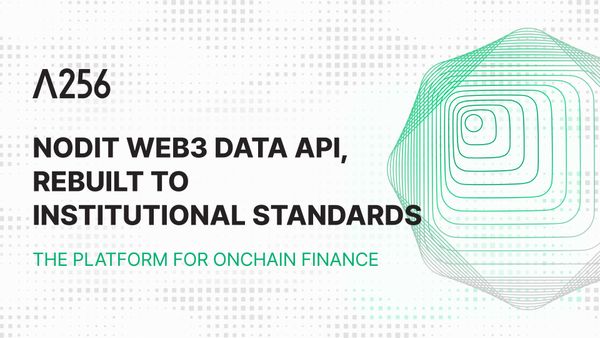 Assets · Payments · Transactions · Monitoring · Controls: Nodit Web3 Data API, Rebuilt to Institutional Standards