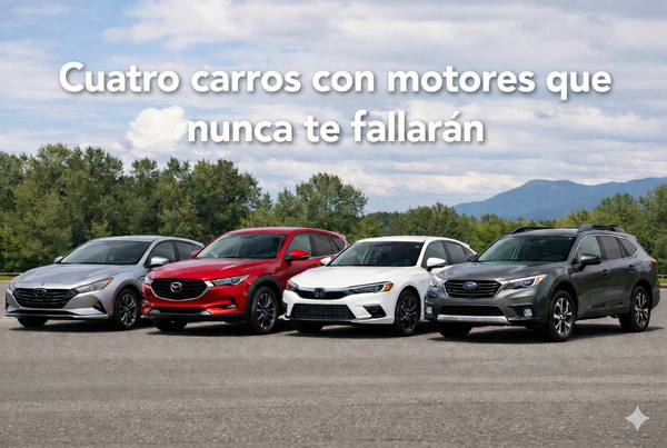 Cuatro carros con motores que nunca te fallarán