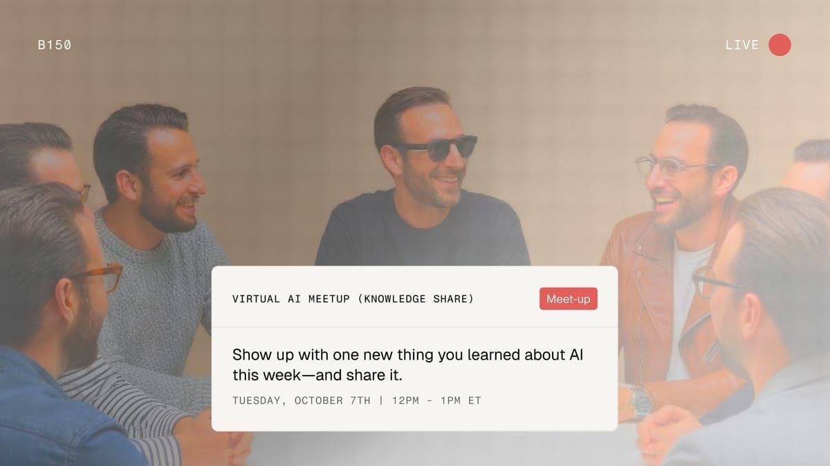 AI Meetup (Knowledge Share) — Oct 7th, 2025