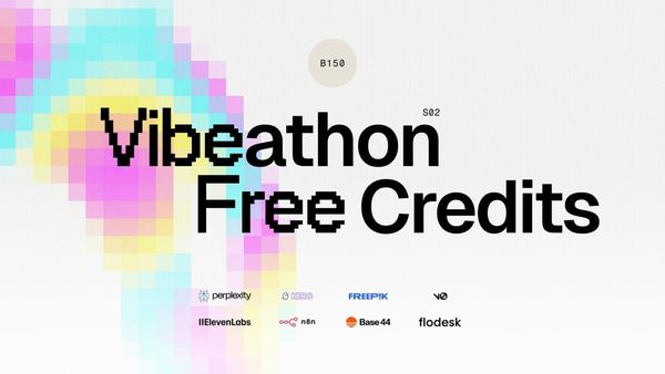 Happy Holidays Free Credits from our Vibeathon Partners – ElevenLabs, v0, Base44, N8N and Freepik