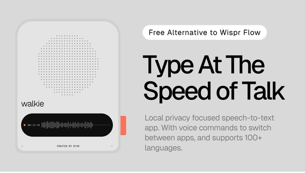 Walkie is live on Product Hunt!