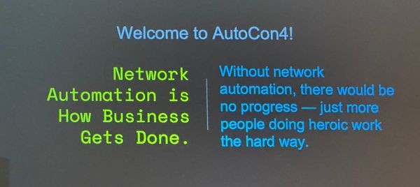 Autocon4: Network Automation Gets All Grown Up
